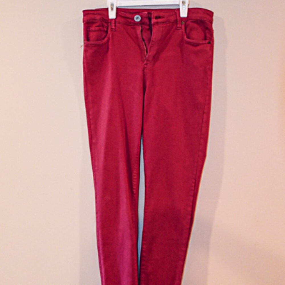 Kut from the Kloth High Rise Ankle Skinny Sienna color size 10L